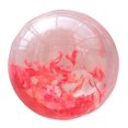 thumbnail image 1 of Balle d'Eau Gonflable à Sequins pour Enfants - Pompe à air badminton Rouge 60cm, 1 of 5