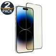 thumbnail image 1 of 2 Paquets [PST] Protecteur d'Écran pour iPhone 16 Pro, Protecteur d'Écran en Verre Trempé à Couverture Complète Compatible avec Étui et Sans Bulles, 1 of 5
