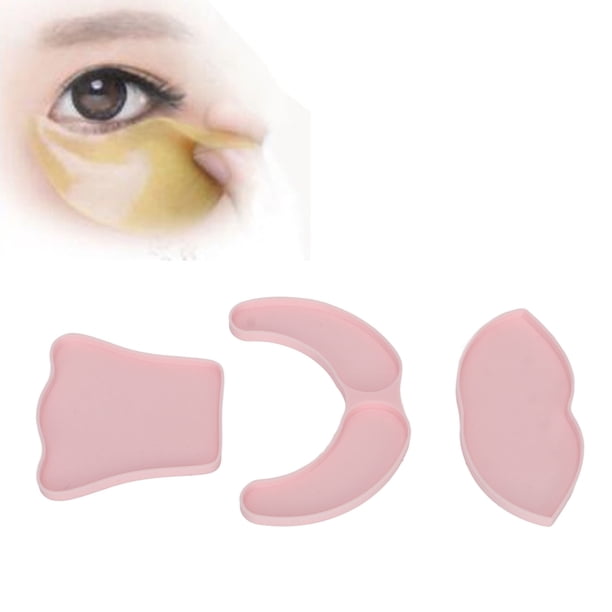 Molde Para Máscara Facial, Juego De Moldes Para Máscara Profesional Ecológico, Silicona, 3 Piezas, Flexible, Fácil De Desmoldar Para Salón De Belleza