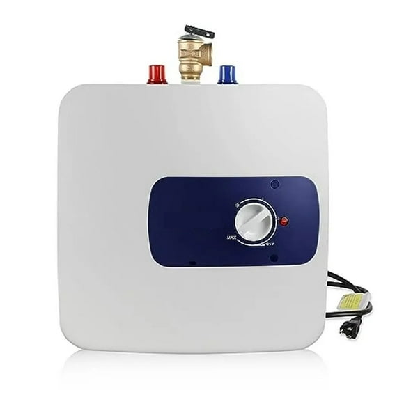 Instant Hot Water Tank Electric 6.5 Gallons Point of Use Mini Water Heater Wall/Floor Mount