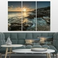 thumbnail image 3 of Designart 'Sydney Beach with Bright Sunset ' Seascape Canvas Art Print, 3 of 3