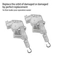 thumbnail image 4 of 2 Pieces Blinds Wand Tilter Mechanism Square Tilt Wand Tilter Plastic Control Rod Rail Hook Connection Household Reusable Replacement Supply, 4 of 6