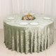 thumbnail image 3 of Mantel redondo de terciopelo premium BalsaCircle de 120" verde salvia para recepciones, catering y banquetes., 3 of 8