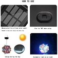thumbnail image 5 of 1 pieza de luz solar de mariposa de dos bolas para exteriores, luz colgante LED para decoración de jardín, luz colgante trenzada de metal resistente al agua para paso de patio JAMW Sencillez, 5 of 5