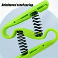 thumbnail image 4 of 5Pcs Z-Shaped Elastic Hand Shaped Steel Spring Finger Strength Device Finger Grip Ring Finger Strength Training Device Exercise (5Pcs Green), 4 of 7