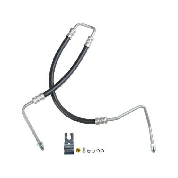 To Gear From Hydraulic Fan Motor Power Steering Pressure Line Hose Assembly - Compatible with 2006 - 2010 Jeep Commander Limited 5.7L V8 2007 2008 2009