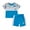 Blue, variant on Bagilaanoe 2pcs Toddler Baby Boy Shorts Set Short Sleeve Letter Print T Shirt Tops + Shorts 18M 24M 3T 4T 5T 6T Kids Casual Summer Clothes
