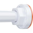 thumbnail image 1 of Shower Curtain Rod 32-80 Inches, Adjustable Tension Shower Rod No Drilling, No Slip, Spring Tension Curtain Rod for Bathroom Kitchen Closet Windows - White, 1 of 8