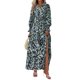 thumbnail image 1 of Vestido PRETTYGARDEN 2025 Floral Maxi de Manga Larga Talle M, 1 of 8