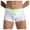 White, variant on HBYJLZYG Mens Swim Trunks, Quick Dry Beach Shorts Mesh Lining Swimwear Bathing Suits Swimwear Slim Wear