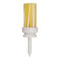 thumbnail image 1 of Sport  Tee,  Ball Brush Tee Convenient Practical Universal Hit Resistant  For Long Distant Hit 70mm-White And Yellow, 1 of 8