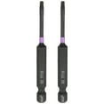thumbnail image 1 of Uxcell 2pcs TT15 Torx Impact Screwdriver Bit 1/4" Hex Shank 3" Long Magnetic with Hole, 1 of 7