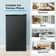 thumbnail image 5 of Simzlife 3.2 Cu.ft Mini Fridge with Freezer, Compact Design Mini Refrigerator with Single Door, 19.3 in D, 31.9 in H, 5 of 7