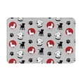 thumbnail image 2 of Front Door Mat Indoor Outdoor Outside Entrance - 16*24in Washable Cute Silhouette Dog Thin Bathroom Rugs Fit Under Door, Bath Rugs for Bathroom, Kitchen Rugs Mats for Floor, 2 of 6