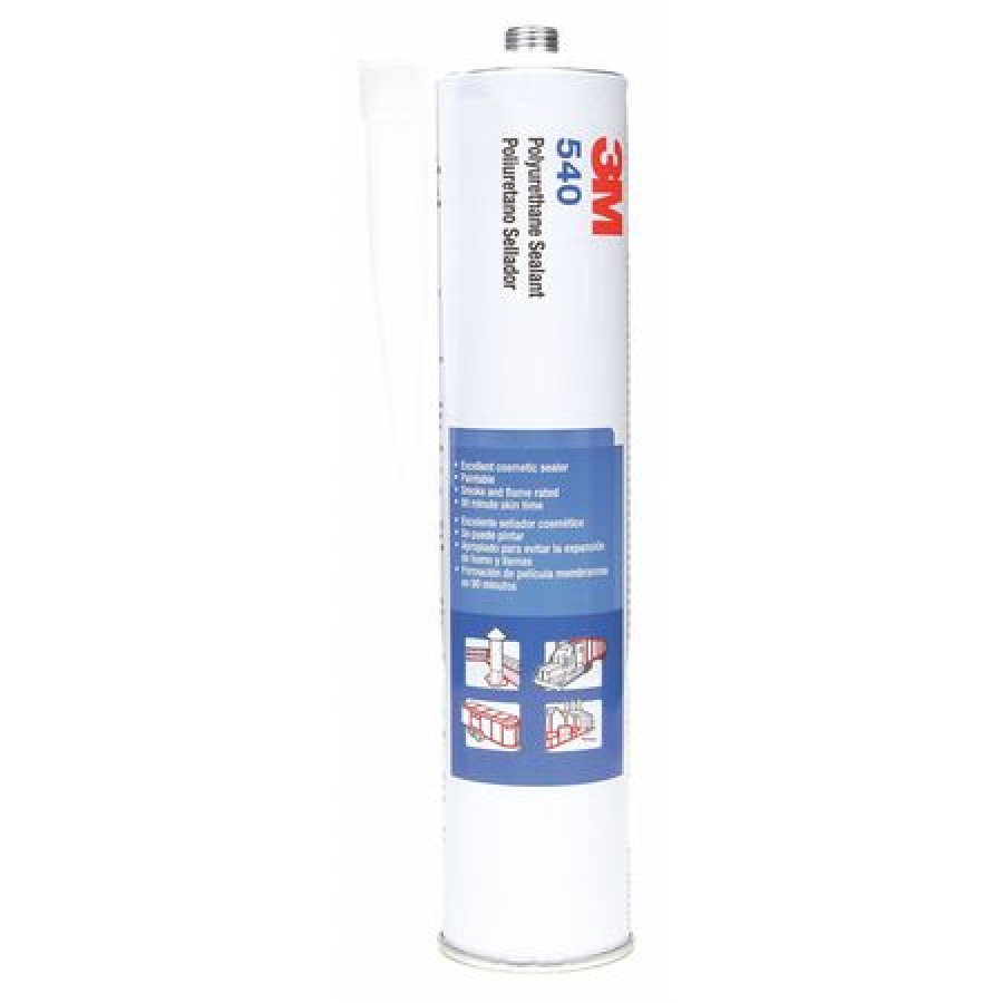 3M 540 White Polyurethane Sealant, 10.5 oz. Cartridge