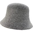 thumbnail image 4 of CoCopeaunts Bucket Hat for Men Dotted Line Sewing Warm Thickened Wool Fisherman Hat Women Leisure Versatile Winter Basin Hat, 4 of 8