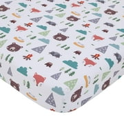 LITTLE LOVE BY NOJO NoJo Retro Happy Camper Fitted Crib Sheet