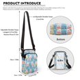thumbnail image 6 of HELLHERO Little Rabbit Travel Crossbody Purse Polyester Double Deck Small Crossbody Purse for Outdoor Travel, 6 of 7