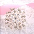 thumbnail image 3 of Kkkded Exquisite Brooch Korean Style Snowflake Faux Pearl -oxidation Scarf Pin for Sweaters and Jackets - Metal Accessory, 3 of 7