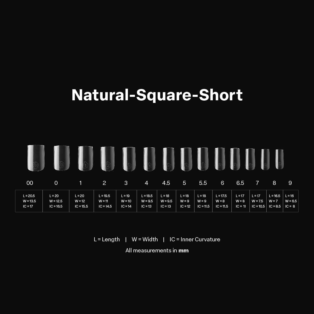 Apres Natural Square Short Gel Box
