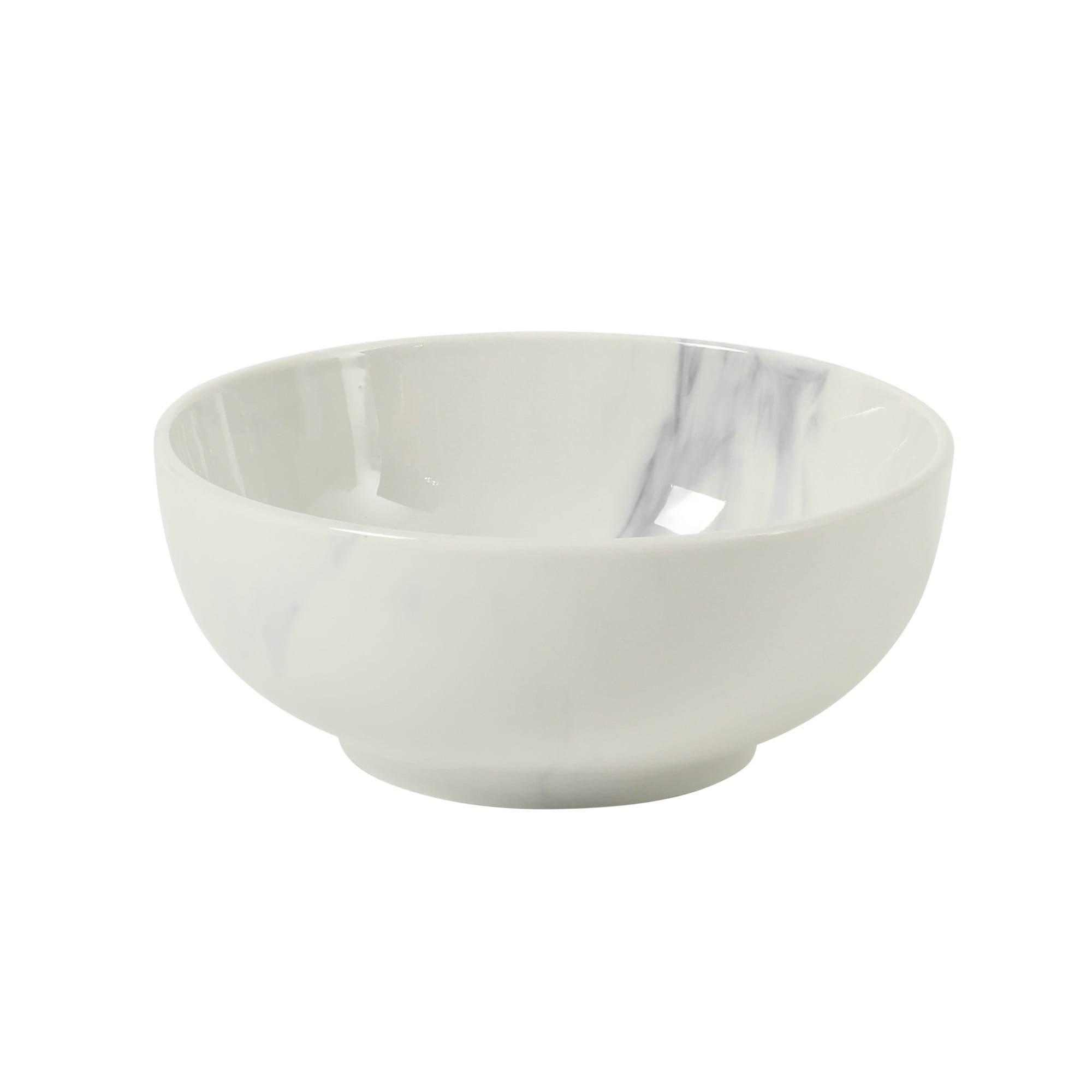Gibson Home Cloudlight 12 Piece Plates and Bowls Dishes Brown and White - Decorated Porcelain Ceramic Dinnerware Set - Service for 4