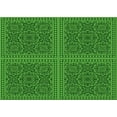 thumbnail image 1 of Ahgly Company Indoor Rectangle Patterned Deep Emerald Green Area Rugs, 3' x 5', 1 of 6