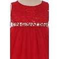 thumbnail image 2 of Baby Flower Girl Dress Lace Bodice Crystal Tulle Bottom Jade S MBK 340B, 2 of 3