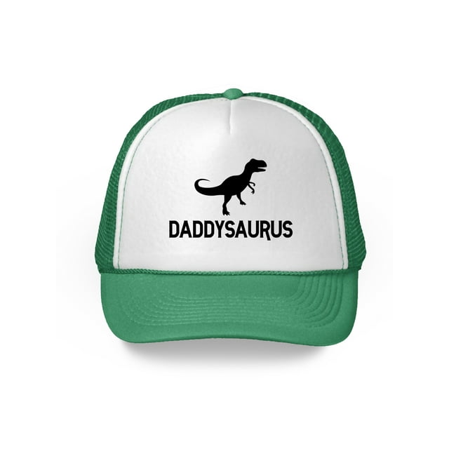 Awkward Styles Gifts for Dad Daddysaurus Hat Dinosaur Dad Trucker Hat Funny Dad Gifts for Father's Day Geek Dad Snapback Hat Hat Accessories for Dad Dinosaur Gifts for Dad Father Trucker Hat Daddy Cap