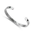thumbnail image 4 of JNB/3020/Inspirational Engraved Stainless Steel Cuff Bracelet Personalized Gift, 4 of 7