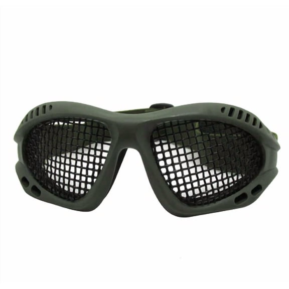 BEST- New Tactical Paintball Goggle Steel Wire Mesh Airsoft Glasses Eye Game Protector