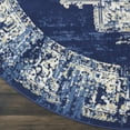 thumbnail image 5 of Nourison Grafix Persian Navy Blue 8' x ROUND Area Rug, (8 Round), 5 of 9
