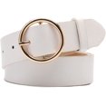 thumbnail image 1 of LinYooLi Ceinture Ronde en Faux Cuir pour Femmes, Robe Chic en Jean, Ceintures pour Dames, 1 of 4