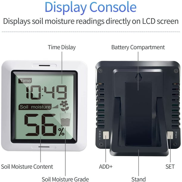 ECOWITT WH0291 Soil Moisture Tester Plant Soil Moisture Meter with