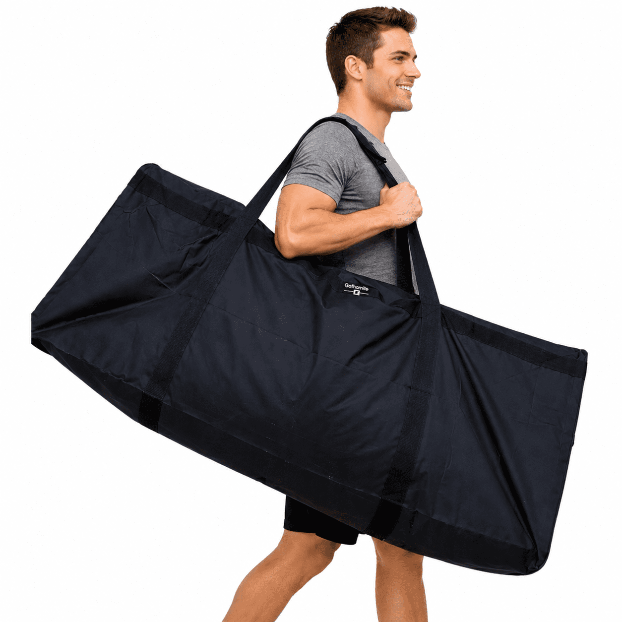 Gothamite 50-inch XL Duffel Bag, Heavy Duty, Collapsible, for