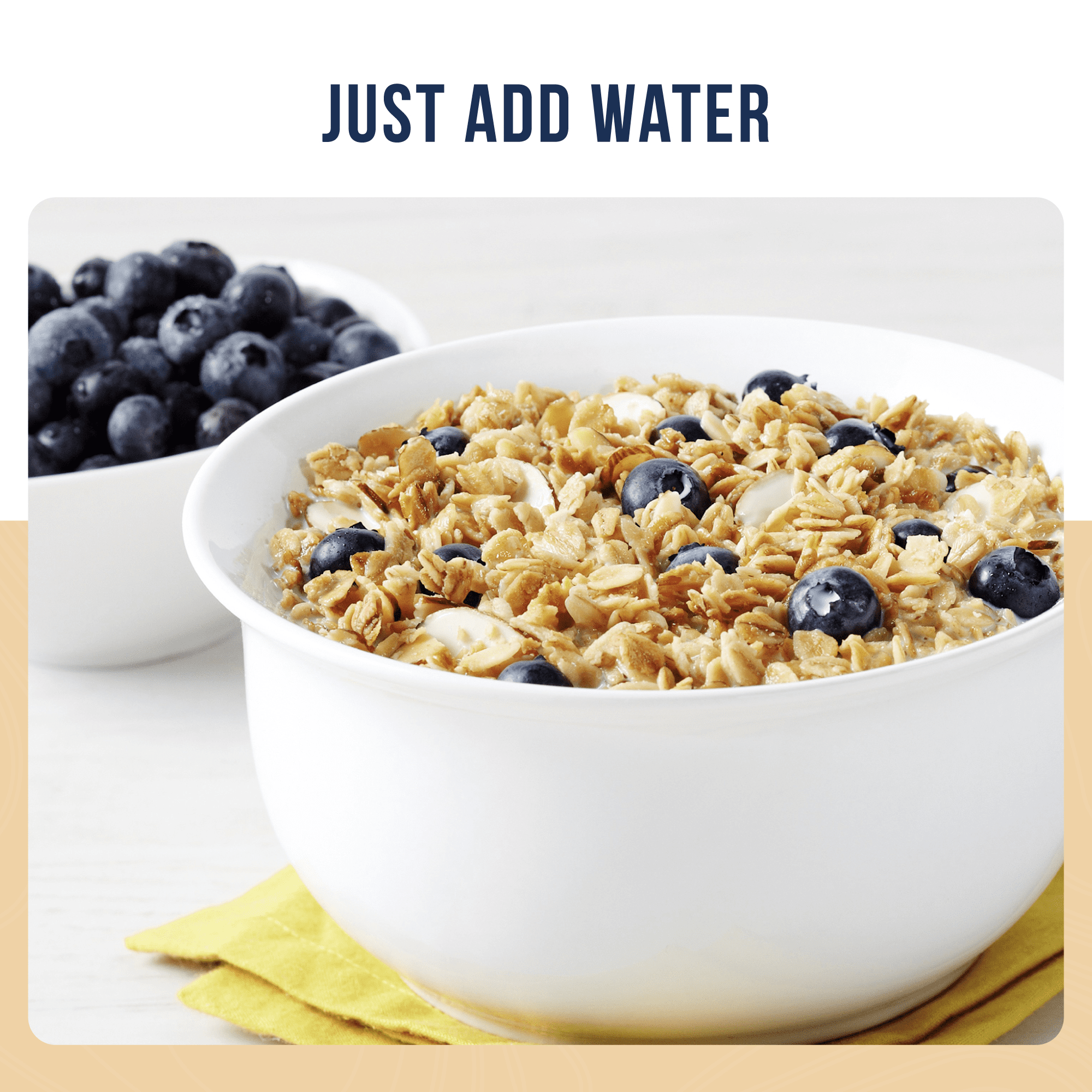 Quick Oats Emergency Food Supply, 113 Servings, 30 Year Shelf Life, 4 Grams of Fiber per Serving - Dehydrated Meals, Survival Food Camping Essentials, 4 Gallon Bucket, Just Add Water