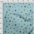thumbnail image 2 of oneOone Organic Cotton Poplin Twill Fabric Watermelon Fruit Print Sewing Fabric BTY 42 Inch Wide, 2 of 4
