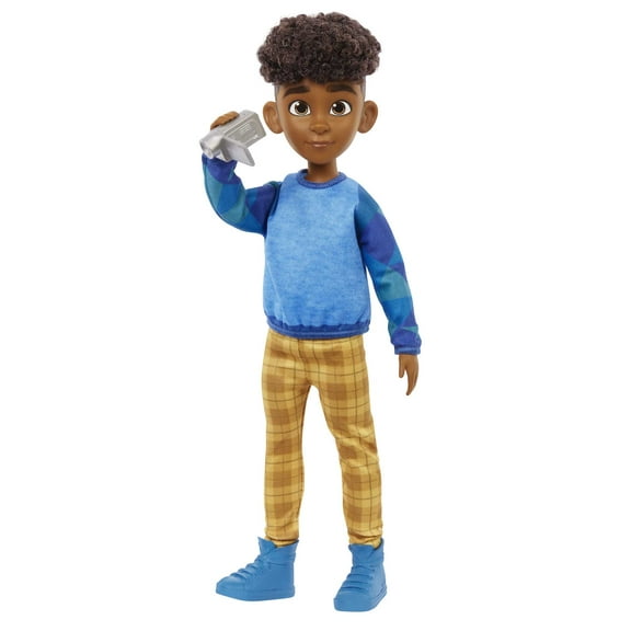 Karma’s World Winston Torres Doll with Brown Hair, Includes Camcorder Accessory