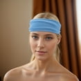 thumbnail image 2 of Unique Bargains 1 Pc Colorful Headband for Yoga Blue, 2 of 6