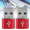 thumbnail image 4 of Type-C Adapter, Simple Plug and Play USB Adapter, Easy to Carry For Charging Synchronization or Data Transmission Compatible for OTG Silver,Black,Gold,Red,, 4 of 8