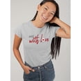 thumbnail image 2 of Made With Love W Daisy  T-Shirt Women -Image by Shutterstock, Female Small, 2 of 4