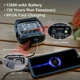 thumbnail image 4 of KLARUS WL3 Multifuntional Camping Work Light 13500mAh Magnetic Inspection Lamp,Green, 4 of 5