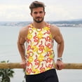 thumbnail image 6 of Pofeuu Snake Print Men's Workout Tank Tops Sleeveless Muscle Gym Shirt Quick Dry-Small, 6 of 7