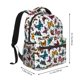 thumbnail image 2 of Disketp Colorful Flying Butterflies Mochila Estampada para Hombre y Mujer – Mochila Ligera Clásica con Múltiples Bolsillos para Universidad, Trabajo y Viajes-One Size, 2 of 5