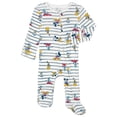 thumbnail image 2 of Disney Mickey Mouse Baby Boys' 2-Pack Footed One-Piece Sleep N' Play Mickey Friends Blue, 2 of 5