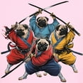 thumbnail image 3 of CafePress - Pugs Ninja T Shirt Kids T Shirt - Light Classic Kids Graphic, Short Sleeve T-Shirt, Sizes XS-XL, 3 of 4