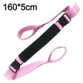 thumbnail image 2 of Étireur de Jambe, Sangle de Jambe Extensible - Sangle Extensible Yoga Danse Gymnastique Ouverture Douce Sangle Extensible - Rouge Rose, 2 of 5