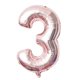 thumbnail image 1 of Advancent 32 pulgadas número globo decorativo papel de aluminio globo cumpleaños boda fiesta vacaciones regalo decoración tipo 7 Kits de decoración para fiestas oro rosa tres, 1 of 3