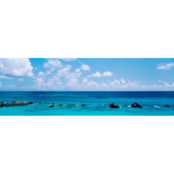 Bermuda Atlantic Ocean Canvas Art - Panoramic Images (36 x 12)