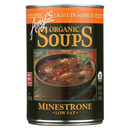Amy's Organic Low Sodium Minestrone Soup - 14.1