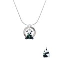 thumbnail image 2 of Delight Jewelry Resin Panda Bear Hockey Ring Charm Necklace, 18", 2 of 4